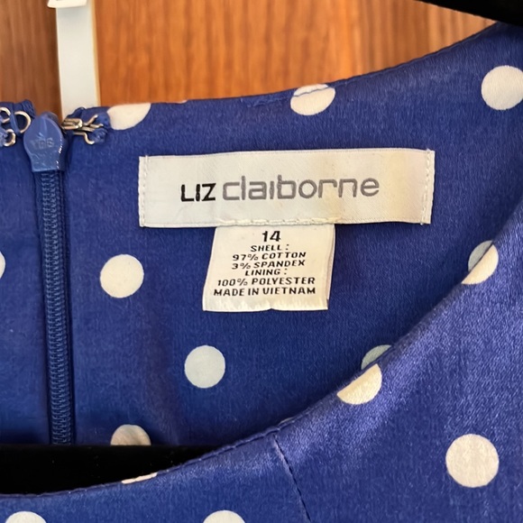 Liz Claiborne polka dot dress - Picture 4 of 5